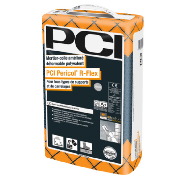 Mortier Colle Amélioré PCI Pericol R-Flex Confort Gris Sac 17 kg