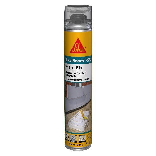 Mousse Expansive de Fixation Sika Boom-552 Foam Fix 750ml, lot de 12