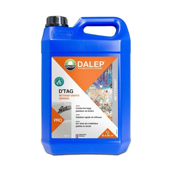 Nettoyant pour Graffiti Universel Dalep D'Tag Bidon de 5L