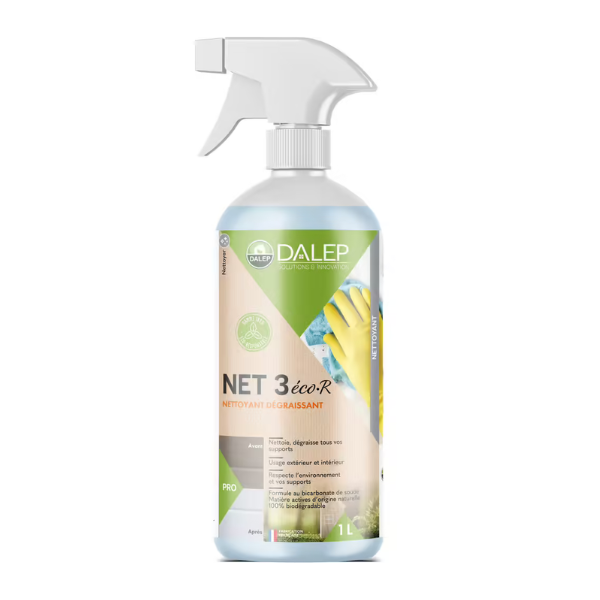 Nettoyant Dégraissant Eco Dalep NET 3 éco·R Pulvérisateur 1L