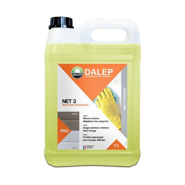 Nettoyant Dégraissant Universel Surpuissant Dalep Net3 Bidon de 5L