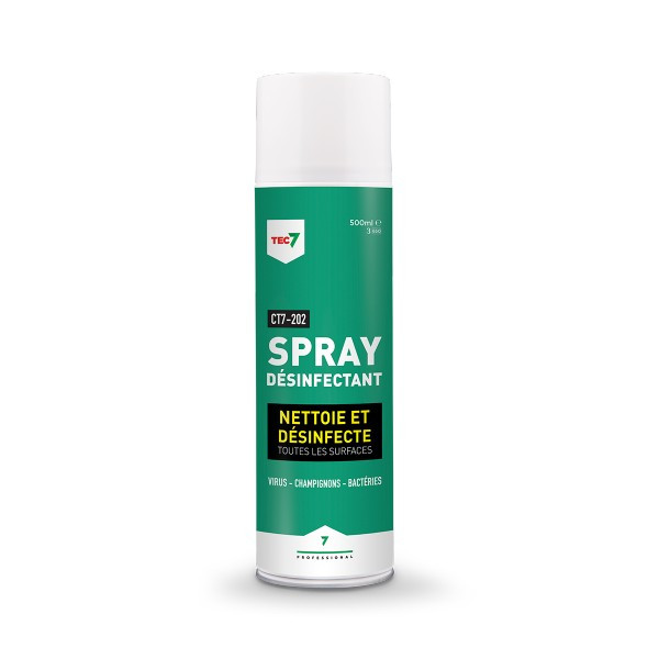 Spray Nettoyant Désinfectant Tec7 CT7-202 500 ml