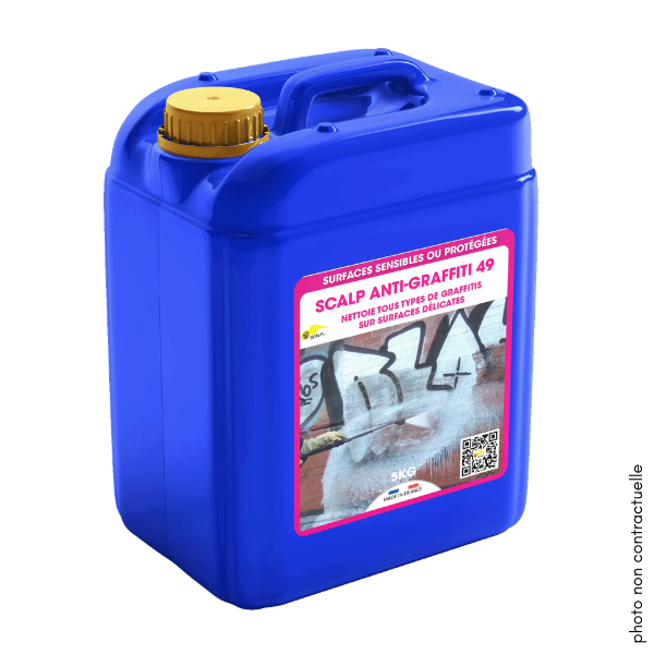 Nettoyant et dissolvant Graffitis Scalp Anti Graffiti 49, Bidon de 20L