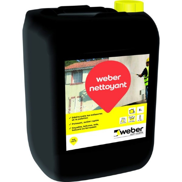 Nettoyant façade, cours et murs - KEM FAÇADE - Bidon de 5L - KEMNET