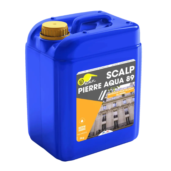 Nettoyant Façades en Pierre Scalp Pierre Aqua 89, Bidon de 5L