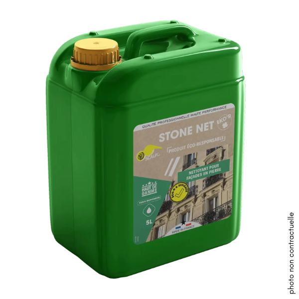 Nettoyant Façades Pierre Scalp Stone Net Eko'R, Bidon de 20L