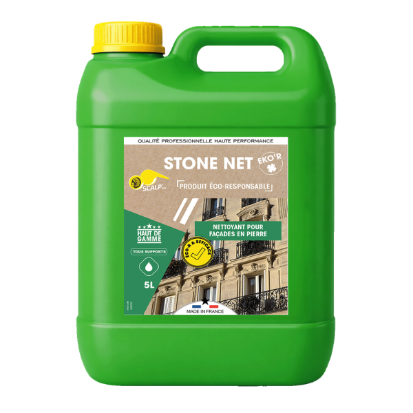 Nettoyant Façades Pierre Scalp Stone Net Eko'R, Bidon de 5L