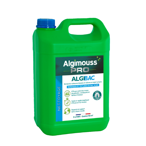Nettoyant pour Bardages AlgiBac, 5 litres