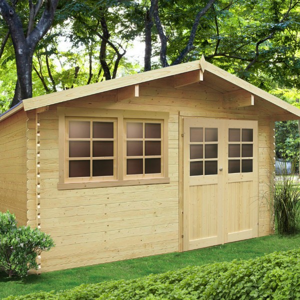 Abri De Jardin Bois Autoclave Solid Modele Niort 418x298 Cm Abri