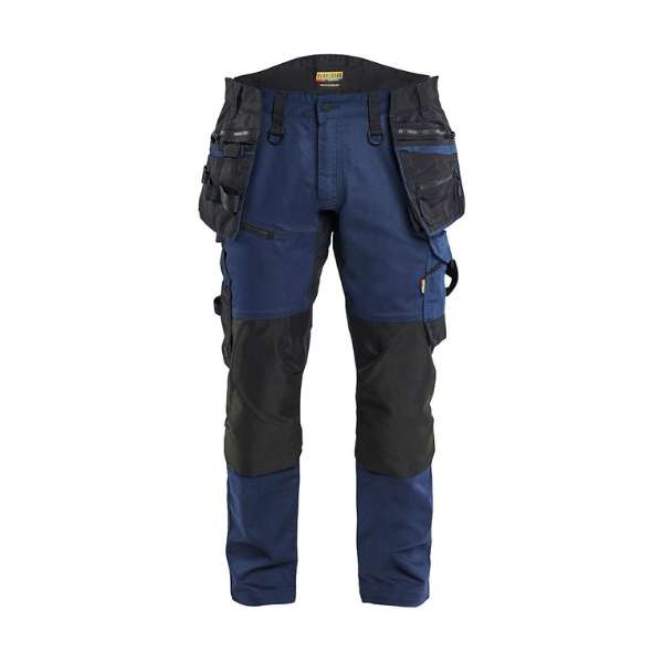 Pantalon Blaklader Stretch Striker 1970 Marine foncé/Noir