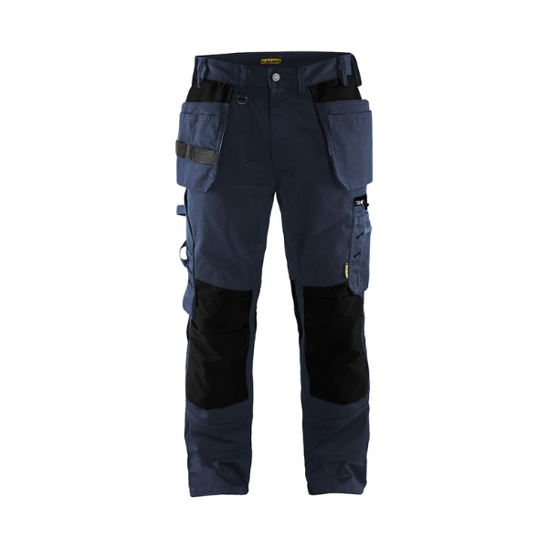 Pantalon de Travail Blaklader 1555 Bleu marine/Noir
