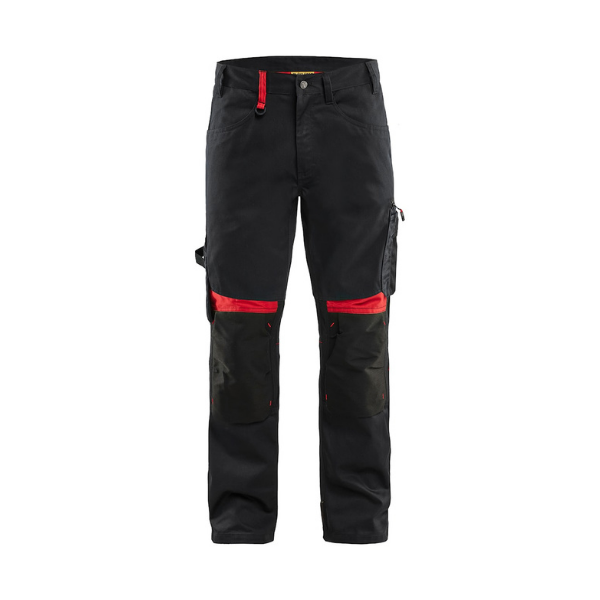 Pantalon de Travail Blaklader 15561860 Noir/Rouge