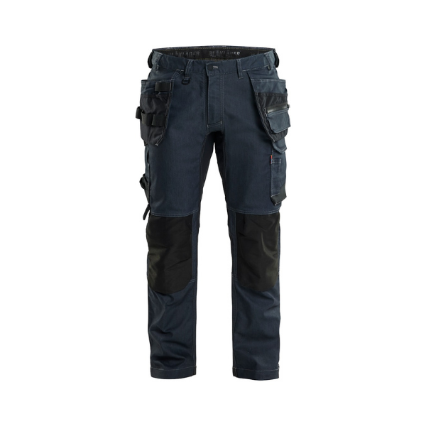 Pantalon de Travail Blaklader Denim Stretch 1750 Marine/Noir