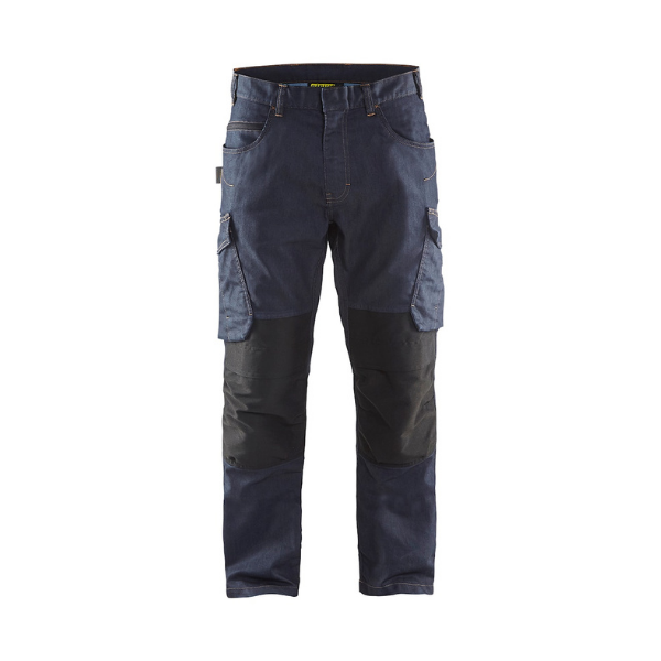 Pantalon de Travail Blaklader Denim Stretch 2D 1497 Marine/Noir