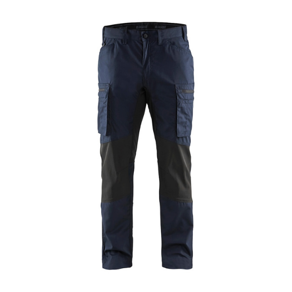 Pantalon de Travail Blaklader Polycoton Stretch 1459 Marine foncé