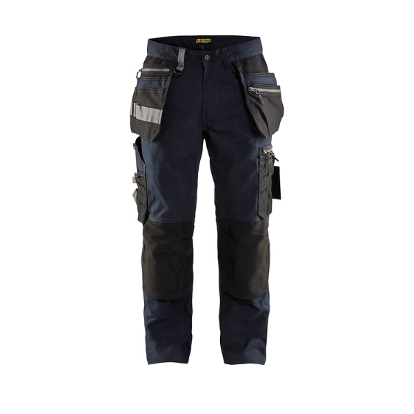 Pantalon de Travail Blaklader Stretch 1590 Marine foncé/Noir