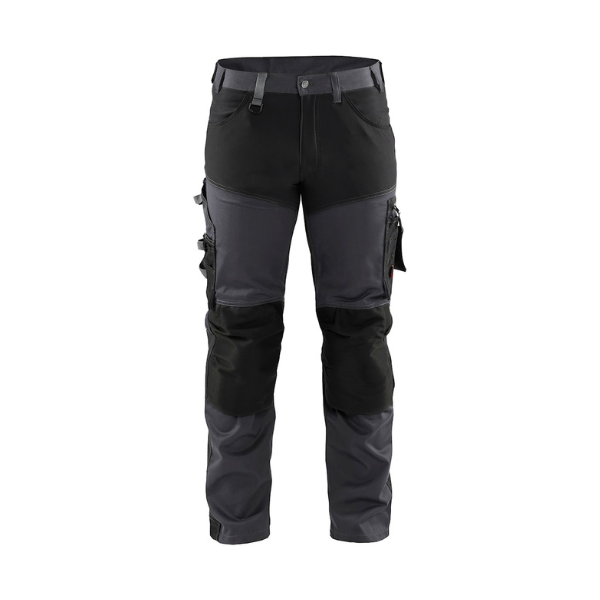 Pantalon de Travail Blaklader Stretch 1799 Gris moyen/Noir