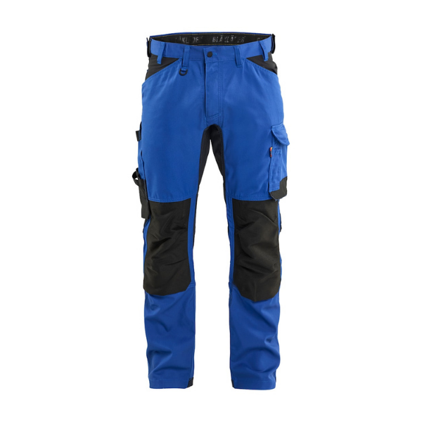 Pantalon de Travail Blaklader Stretch 2D 1751 Bleu roi/Noir