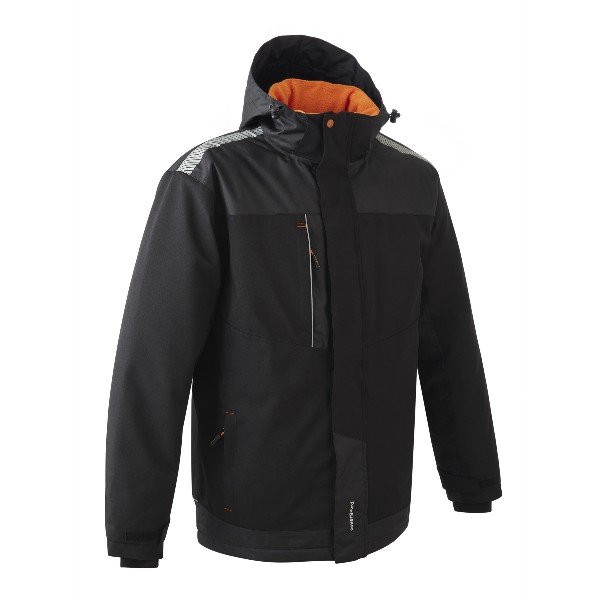 Parka de Travail Softshell Coverguard Tamia Noir/Orange