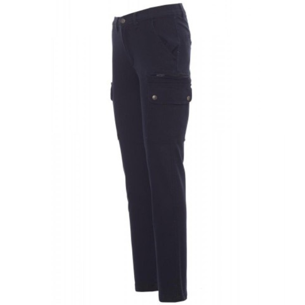 Ergos Workwear Payper Forest Lady Stretch – Pantalone Donna Classico, Cotone Stretch, Multitasche, Per Lavoro E Tempo Libero