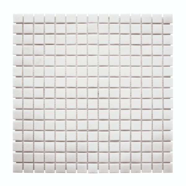 Mosaïque Blanche Classique Papier PDV05, Plaque 32,7 x 32,7 x 0,38 cm