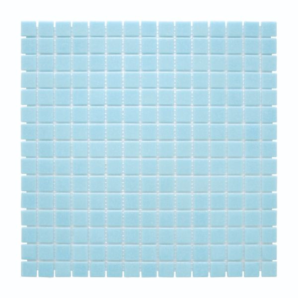 Mosaïque Bleue Décoration Nylon PDV51, Plaque 32,7 x 32,7 x 0,38 cm