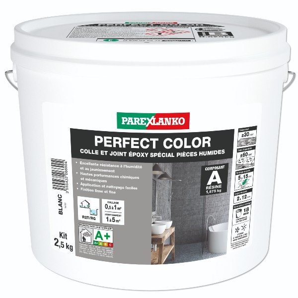 Colle et Joint Epoxy ParexLanko Perfect Color Cendre 2,5 kg