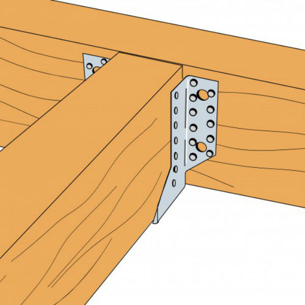 Sabot Droite/Gauche Acier Galva SDED / SDEG Simpson - materiauxnet.com