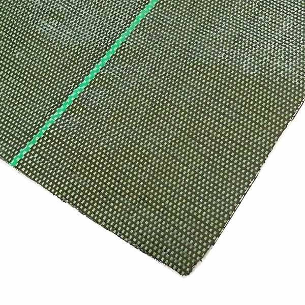Toile de Paillage Tissée Verte 90g/m2, Rouleau 1 x 25 m