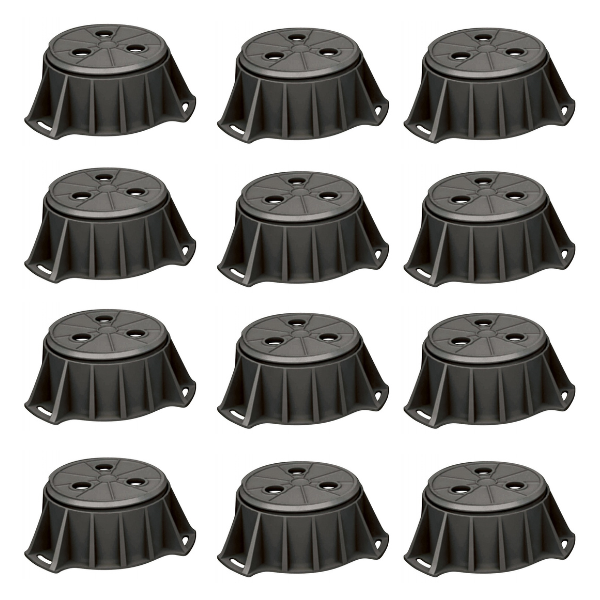 Pied réglable 7 à 11 cm pour Receveur de douche Kinedo, Kit de 12