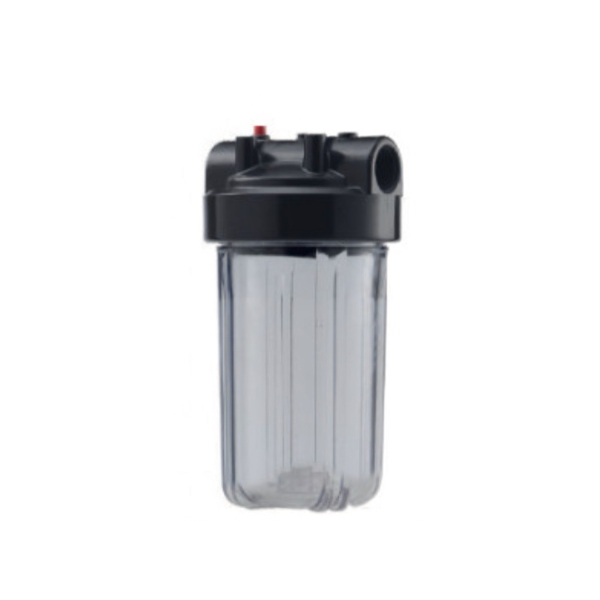 Porte-filtre à Eau 20" Aquapro Big Blue E/S 1" BSP Laiton Noir/Transp