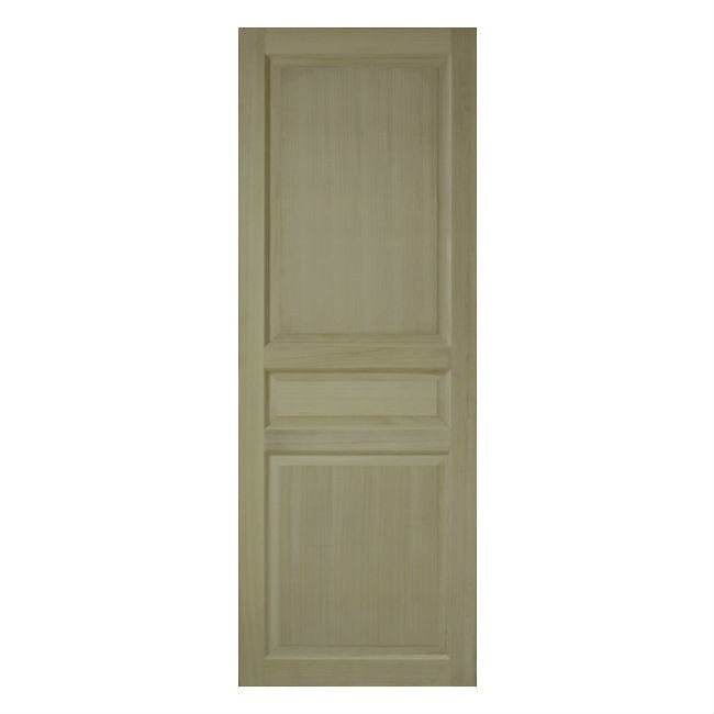 Porte Intérieure Bois Exotique Morea 3 Panneaux 204x73 Cm