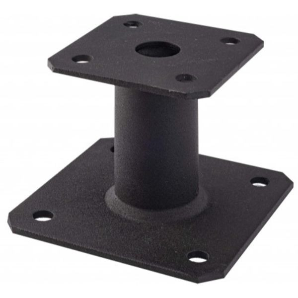 Pied de Poteau fixe noir PPA100PB Simpson materiauxnet