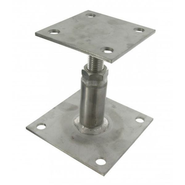 Pied de Poteau r glable Inox PPRIX Simpson materiauxnet