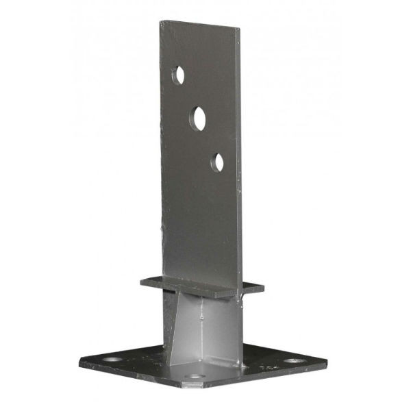 Pied de Poteau en Ame avec platine Acier galva Simpson PPS Pied de poteau pour Charpente Accessoires Charpente et Ossature Bois Outillage EPI materiauxnet