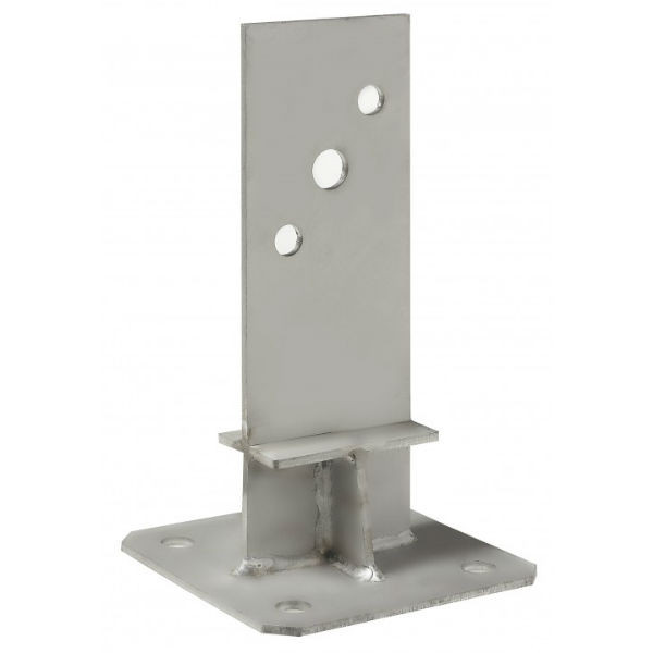 Pied de Poteau en âme platine à Boulonner 60 mm Inox Simpson PPSDT170IX