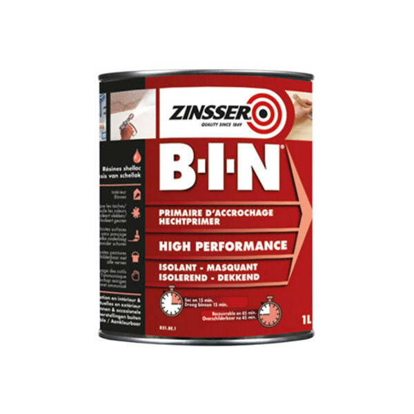 Primaire d'Accrochage Isolant BIN Zinsser 10 l