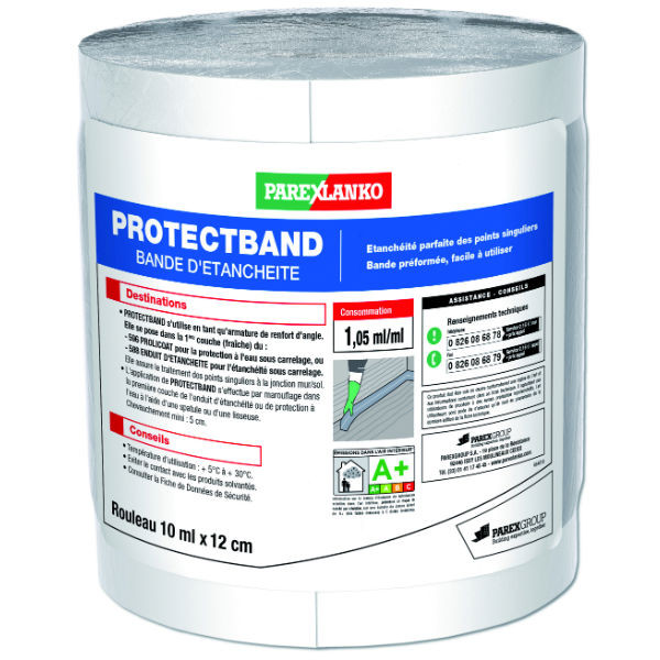 Bande d'étanchéité Protectband ParexLanko, 10 m x 12 cm