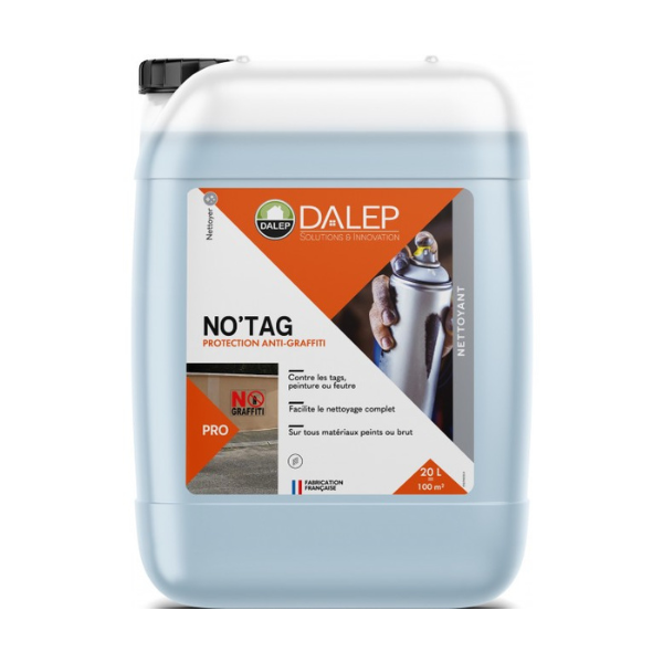 Protection Anti-graffiti Prêt à l'emploi Dalep No'Tag Bidon de 20L