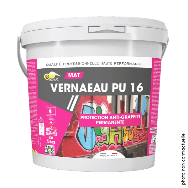 Protection Anti-graffitis Scamp Vernaeau PU 16 Brillant, Seau de 5L