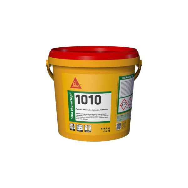 Protection Anti-corrosion des Armatures Sika MonoTop 1010, seau 12kg 