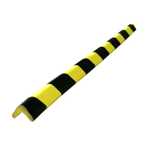 Protection Angle Mousse NBR 750 x 30 x 8 mm Noir Jaune Viso PU3030NJ