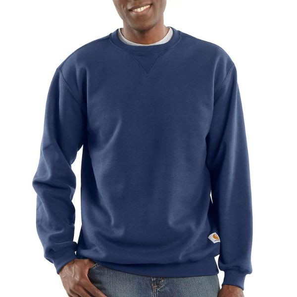 Pull-over Carhartt Midweight Crewneck K124 New Navy