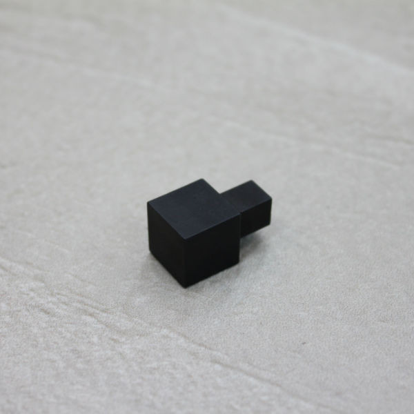 Embout pour Profilé de Finition Carrelage 10 mm Noir Mat