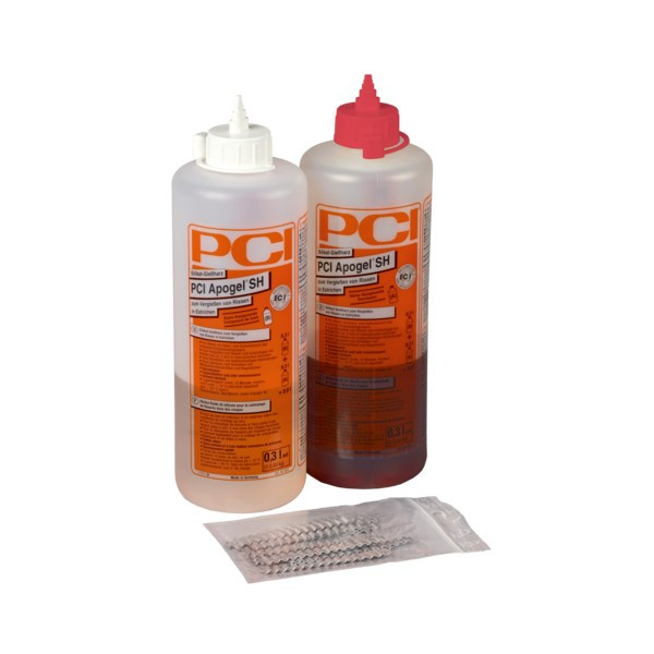 Résine de Silicate Fluide Colmatage Fissures PCI Apogel SH Kit 60 cl