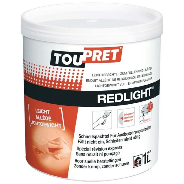 TOUPRET - Toupret Enduit de rebouchage Extra'Rebouch en pâte 4 kg