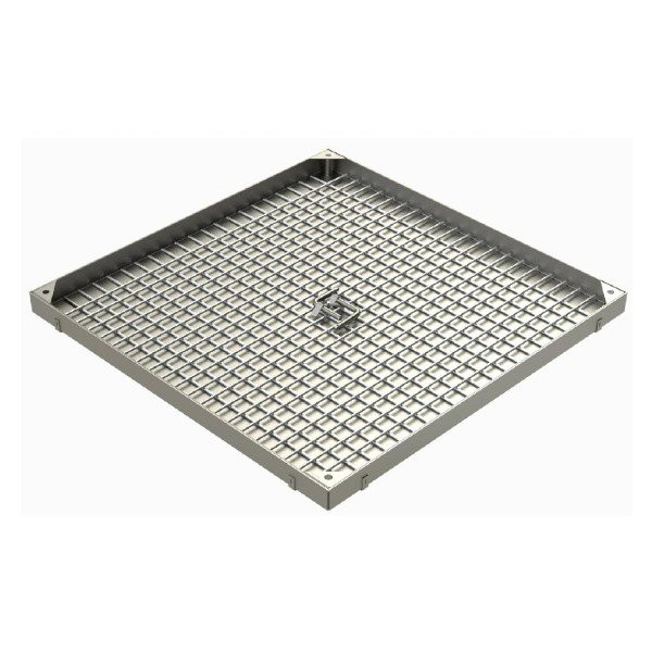 Regard à paver Inox B125 Limatec TL1000, 1140 x 1140 mm, H67.5 mm