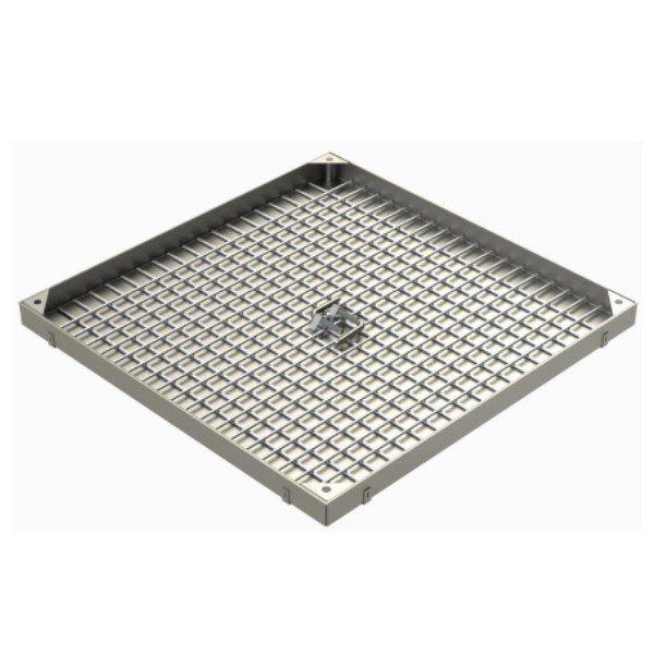 Regard à paver Inox B125 Limatec TL900, 1040 x 1040 mm, H67.5 mm