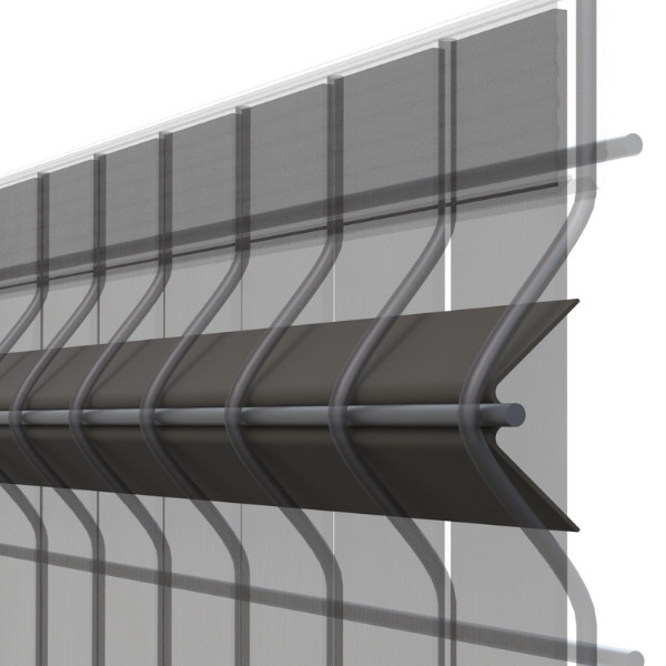 Renfort L PVC Fiberdeck Akido, 45 x 20 x 1250 mm