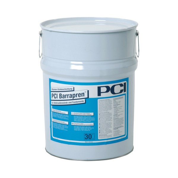 Revêtement Bitumeux Etancheité Soubassements PCI Barrapren Seau 30kg